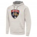 Florida Panthers Antigua Cream Big Logo Victory Pullover Hoodie