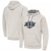 Los Angeles Kings Antigua Cream Big Logo Victory Pullover Hoodie