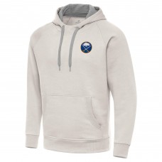 Buffalo Sabres Antigua Cream Victory Pullover Hoodie