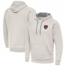 Florida Panthers Antigua Cream Victory Pullover Hoodie