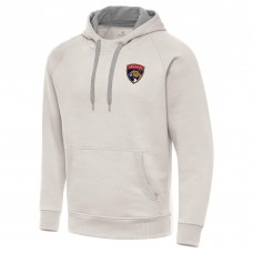 Florida Panthers Antigua Cream Victory Pullover Hoodie