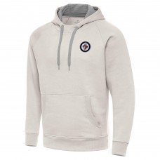 Winnipeg Jets Antigua Cream Victory Pullover Hoodie