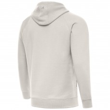 New York Rangers Antigua Cream Victory Pullover Hoodie