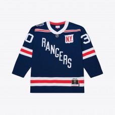 New York Rangers Henrik Lundqvist Mitchell & Ness Blue 2018 NHL Winter Classic Power Play Jersey New York Rangers Henrik Lundqvist Mitchell & Ness Blue 2018 NHL Winter Classic Power Play Jersey