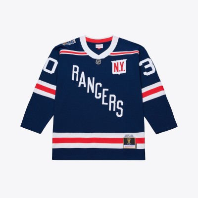 New York Rangers Henrik Lundqvist Mitchell & Ness Blue 2018 NHL Winter Classic Power Play Jersey