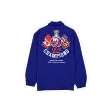 New York Islanders New Era Blue Champs Full-Snap Jacket New York Islanders New Era Blue Champs Full-Snap Jacket