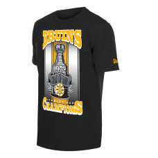 Футболка Boston Bruins New Era Black Stanley Cup Trophy Graphic Футболка Boston Bruins New Era Black Stanley Cup Trophy Graphic