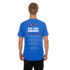 Футболка New York Rangers New Era Blue Stanley Cup Trophy Graphic Футболка New York Rangers New Era Blue Stanley Cup Trophy Graphic