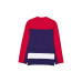Джерси Montreal Canadiens New Era Navy/Red Stanley Cup Champions Long-Sleeve Hockey Shirt