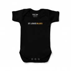 Newborn & Малышам St. Louis Blues Chad & Jake Black Bodysuit