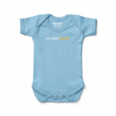 Newborn & Малышам St. Louis Blues Chad & Jake Light Blue Bodysuit