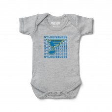 Newborn & Малышам St. Louis Blues Chad & Jake Heather Gray Bodysuit