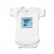 Newborn & Малышам St. Louis Blues Chad & Jake White Bodysuit