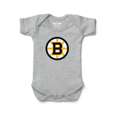 Newborn & Малышам Boston Bruins Chad & Jake Heather Gray Bodysuit