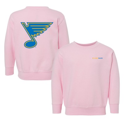 Toddler St. Louis Blues Chad & Jake Pink Pullover Sweatshirt