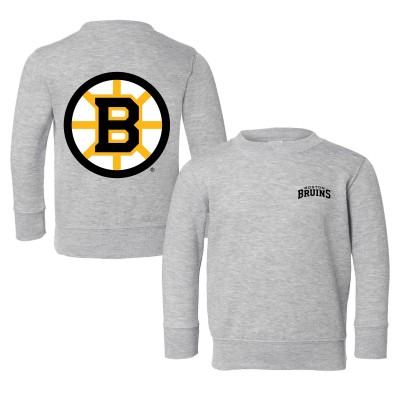 Toddler Boston Bruins Chad & Jake Heather Gray Pullover Sweatshirt