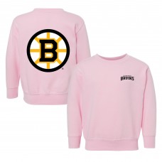 Toddler Boston Bruins Chad & Jake Pink Pullover Sweatshirt