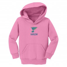 Toddler St. Louis Blues Chad & Jake Pink Pullover Hoodie