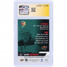 Kirill Kaprizov Minnesota Wild Autographed 2020-21 Upper Deck Extended Series HoloGrFX Rookies #HG-1 CGC Fanatics Witnessed Authenticated Rookie Card