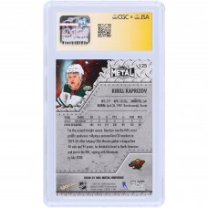 Kirill Kaprizov Minnesota Wild Autographed 2020-21 Upper Deck Metal Universe #125 CGC Fanatics Witnessed Authenticated 9.5/10 Rookie Card