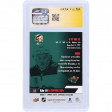 Kirill Kaprizov Minnesota Wild Autographed 2020-21 Upper Deck Extended Series HoloGrFx Rookies #HG-1 CGC Fanatics Witnessed Authenticated 9/10 Rookie Card