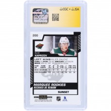 Kirill Kaprizov Minnesota Wild Autographed 2020-21 Upper Deck O-Pee-Chee Platinum Marquee Rookies Sunset #200 CGC Fanatics Witnessed Authenticated 9/10 Rookie Card