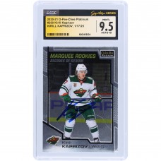 Kirill Kaprizov Minnesota Wild Autographed 2020-21 Upper Deck O-Pee-Chee Platinum #200 CGC Fanatics Witnessed Authenticated 9.5/10 Rookie Card