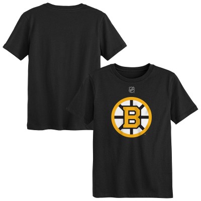 Juvenile Boston Bruins Outerstuff Black Primary Logo T-Shirt