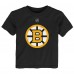 Toddler Boston Bruins Outerstuff Black Primary Logo T-Shirt