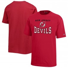 Подростковая New Jersey Devils Champion Red Graphic T-Shirt Подростковая New Jersey Devils Champion Red Graphic T-Shirt