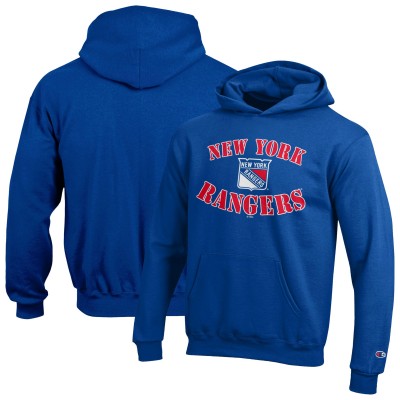 Толстовка Подростковая New York Rangers Champion Blue Fleece Powerblend