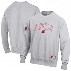 New Jersey Devils Champion Gray Reverse Weave Fleece Sweatshirt