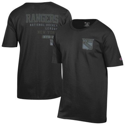 New York Rangers Champion Black Tonal T-Shirt