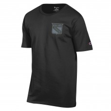 New York Rangers Champion Black Tonal T-Shirt New York Rangers Champion Black Tonal T-Shirt