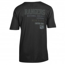 New York Rangers Champion Black Tonal T-Shirt New York Rangers Champion Black Tonal T-Shirt