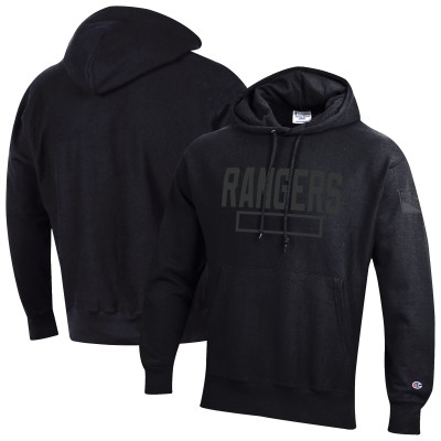Толстовка New York Rangers Champion Black Tonal Reverse Weave Fleece