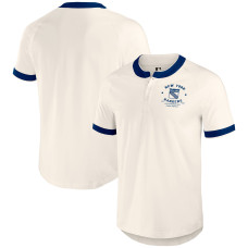 Футболка New York Rangers Darius Rucker Collection by Fanatics Cream Fanatics Fest Henley Raglan Футболка New York Rangers Darius Rucker Collection by Fanatics Cream Fanatics Fest Henley Raglan