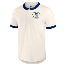 Футболка New York Rangers Darius Rucker Collection by Fanatics Cream Fanatics Fest Henley Raglan Футболка New York Rangers Darius Rucker Collection by Fanatics Cream Fanatics Fest Henley Raglan