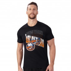 New York Islanders MSX by Michael Strahan Black Festive T-Shirt New York Islanders MSX by Michael Strahan Black Festive T-Shirt