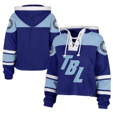 Толстовка Женская Tampa Bay Lightning 47 Blue 2026 NHL Stadium Series Cropped Lacer