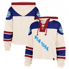 Женская New York Rangers 47 Cream 2026 NHL Winter Classic Cropped Superior Lacer Hoodie Женская New York Rangers 47 Cream 2026 NHL Winter Classic Cropped Superior Lacer Hoodie