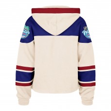 Женская New York Rangers 47 Cream 2026 NHL Winter Classic Cropped Superior Lacer Hoodie Женская New York Rangers 47 Cream 2026 NHL Winter Classic Cropped Superior Lacer Hoodie