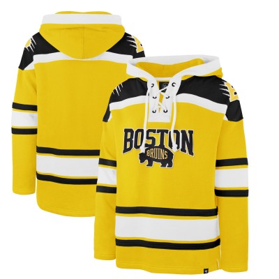 Толстовка Boston Bruins 47 Gold 2026 NHL Stadium Series Superior Lacer