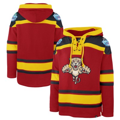Florida Panthers 47 Red 2026 NHL Winter Classic Superior Lacer Hoodie