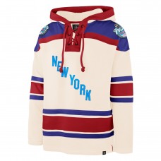 New York Rangers 47 Cream 2026 NHL Winter Classic Superior Lacer Hoodie New York Rangers 47 Cream 2026 NHL Winter Classic Superior Lacer Hoodie