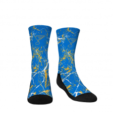 Подростковая St. Louis Blues Rock Em Socks Blue Team Colors Three-Pack Crew Socks