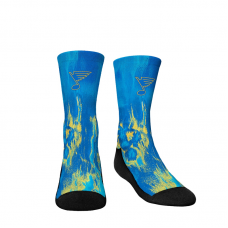 Подростковая St. Louis Blues Rock Em Socks Blue Team Colors Three-Pack Crew Socks