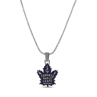 Кулон Toronto Maple Leafs GLD 14K White Gold Logo & 20" Tennis Chain