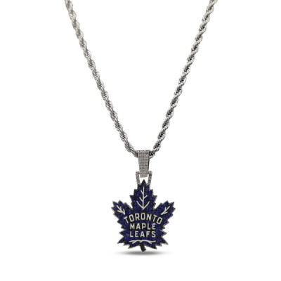 Кулон Toronto Maple Leafs GLD 14K White Gold Logo & 20" Rope Chain