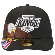 Бейсболка Los Angeles Kings New Era Black Freedom Pre-Curved 59FIFTY Бейсболка Los Angeles Kings New Era Black Freedom Pre-Curved 59FIFTY